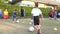 Kids soccer practice