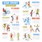 Kids Sport Infographics Set