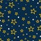 Kids stars seamless background