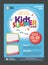 Kids Summer Camp Banner poster design template for Kids