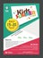 Kids Summer Camp Banner poster design template for Kids