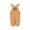 Kids summer jumpsuit. Modern childs clothes with stripes. Childrens apparel with pocket. Childish fashion sleeveless