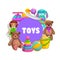 Kids toys banner