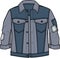 Kids Unisex Outerwear Customized Denim Jeans Jacket