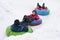 Kids Winter Snowtubing