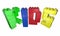 Kids Word Letters Toy Blocks Play Time
