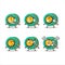 Kids yoyo cartoon character with various angry expressions