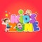 Kids zone banner design. Children playground area