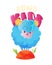 Kids zone. Toys fun playing zone. Playroom banner in cartoon style for children play zone. Children playground game room