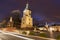 Kielce Cathedral at night