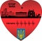 Kiev in the heart