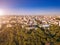 KIev Kiyv Ukraine down town. Kiev kiyv Ukraine. Beautiful capital. Aerial drone photo from above.