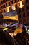 KIEV (KYIV), UKRAINE - DECEMBER 4, 2013: Euromaidan protester wi