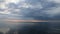 Kiev sea early morning summer panorama river nature clouds sunrise 4k video