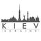 Kiev Silhouette Design City Vector Art
