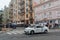 Kiev, Ukraine - 01 October, 2017: Taxi service on the Andreevsky Uzvizh