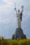 KIEV, UKRAINE - APRIL 16, 2017: The Motherland Monument also known as Rodina-Mat`, devoted the Great Patriotic War.