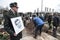 KIEV,UKRAINE - April. 3, 2015: Funeral ceremony for ukrainian serviceman Igor Branovitskiy who was killed in the eastern Ukraine