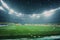 KIEV, UKRAINE - December 12, 2018: Olympic Stadium during a snowfall during the UEFA Champions League match between Shakhtar