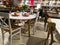 Kiev, Ukraine, December 2019: - Interior of store selling new furniture for kitchen. Beautifully situated and decorated for sale