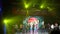 Kiev, Ukraine, Europe - November 2019: Rays of concert light. Scene during the concert