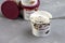 KIEV, UKRAINE - January 03, 2021: Mini cup of `Haagen Dazs` flavored vanilla ice cream with Oreo