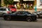 Kiev, Ukraine - June 12, 2021: Black Dodge Challenger on the road. American Muscle Car