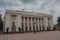 Kiev, Ukraine - June 24, 2017: Facade of the building of the Verkhovna Rada