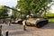Kiev, Ukraine - May 09, 2016: Soviet tanks an exhibit of the museum