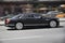 Kiev, Ukraine - May 22, 2021: Luxury sedan Bentley Flying Spur 2020 at high speed. Blurred car. Car in motion