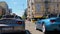 Kiev, Ukraine - May 22, 2021: Multi-colored BMW Z4 cars parked in the city. BMW Roadster Car