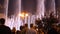 KIEV, UKRAINE. May 7, 2017. Opening of the Eurovision in Kiev. Musical fountain on maidan nezalezhnosti. The audience of