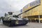 Kiev, Ukraine - October 13, 2017: Modernized tank of Ukrainian production at the exhibition