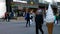 Kiev, Ukraine, October 2020: - Unidentified people walk next to Khreshchatyk metro subway station in Kiev, Ukraine