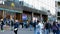 Kiev, Ukraine, October 2020: - Unidentified people walk next to Khreshchatyk metro subway station in Kiev, Ukraine