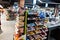 Kiev, Ukraine - September 4, 2019: Silpo supermarket. Cash register tape with goods on market