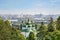 Kiev, Ukraine.Top view Dnieper from the Botanical garden