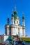 KIEV, UNKRAINE - JUNE 8, 2012: St. Andrew`s Church on Andrew Descent in Kiev