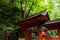 Kifune shrine of fresh verdure - Approach to Okumiya and itâ€™s gate, Kyoto, Japan