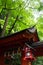 Kifune shrine of fresh verdure - Approach to Okumiya and itâ€™s gate, Kyoto, Japan