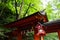 Kifune shrine of fresh verdure - Approach to Okumiya and itâ€™s gate, Kyoto, Japan