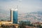 Kigali, Rwanda - September 21, 2018: Kigali City Tower isolated
