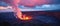 Kilauea Caldera Overlooking The Active Volcanos Fiery Glow