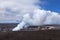 Kilauea crater in volcano national park
