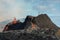 Kilauea shield volcano in Hawaii