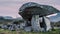 The Kilclooney Dolmen between Ardara and Portnoo in County Donegal - Ireland