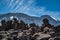 Kilimanjaro view from Machame route trail