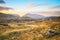 Killarney pass in county Kerry at sunset