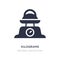 kilograms icon on white background. Simple element illustration from Other concept