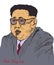 Kim Jong-un, Chairman of the Workers` Party of Korea and supreme leader of the Democratic People`s Republic of Korea DPRK